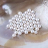ผู้จัดจำหน่ายไข่มุกหลุด 5-5.5 มม. รูปทรงกลม ไข่มุกน้ำจืด หลุด bead DK9750