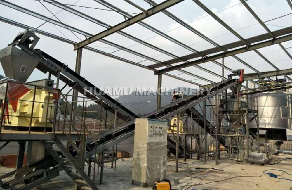 Organic fertilizer processing unit