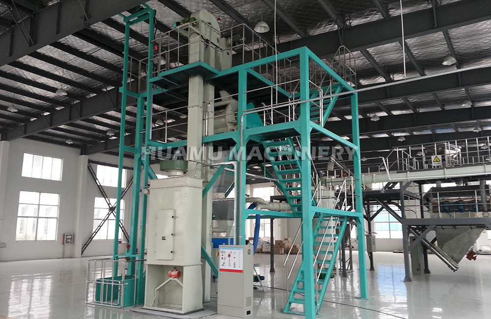 Pre mixed material processing unit