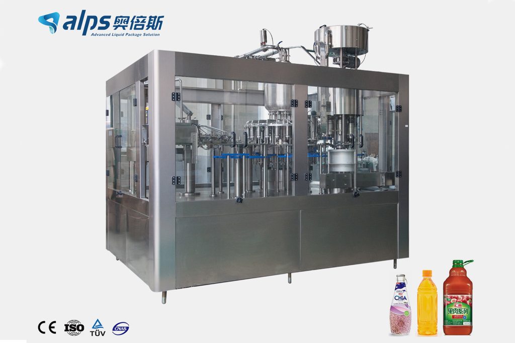 4000BPH Automatic Fruit Juice Filling Machine
