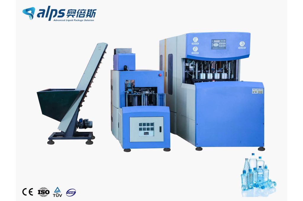 Semi Automatic 4 Cavities Blowing Machine