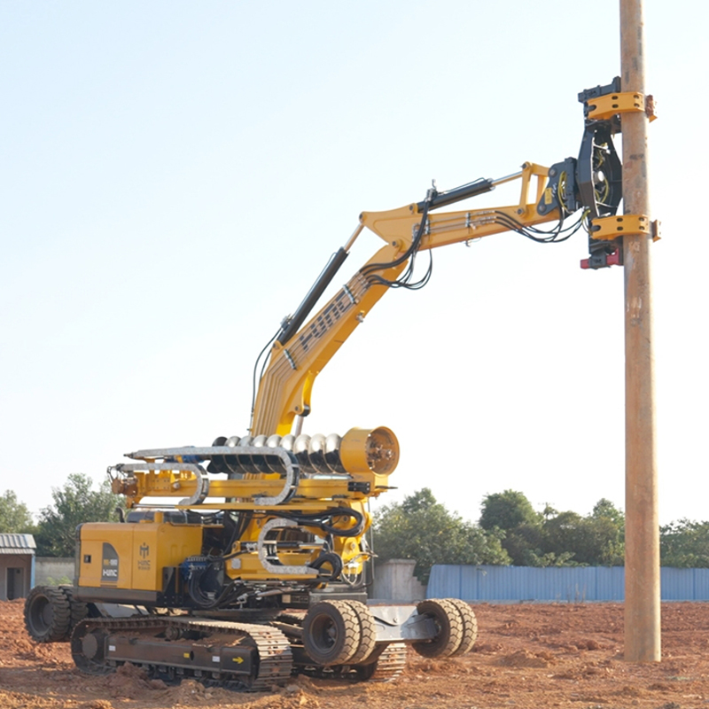 MUL-1503i-Ⅱ15M Wheel-track Integrated Drilling and Pole Erecting ...
