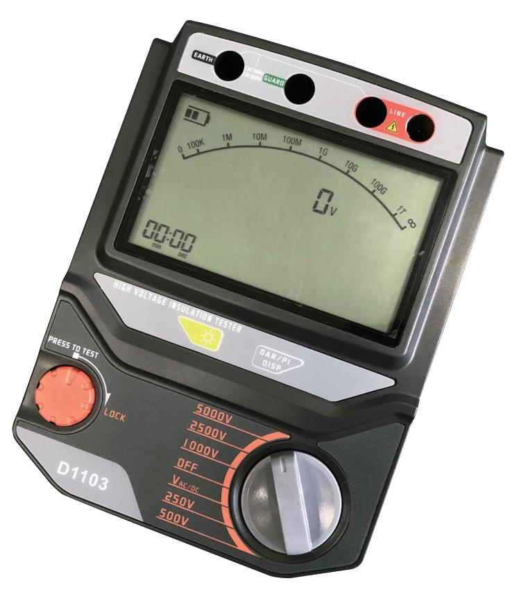 D1103 5kV أداة اختبار مقاومة العزل