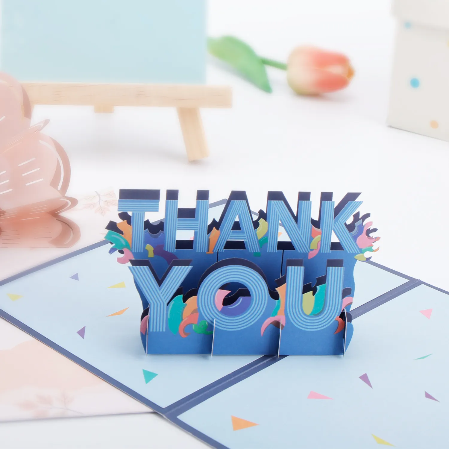Luxury Thank You 3D Pop-Up Greeting Card