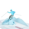 Tarjeta Pop Up 3D de SKI