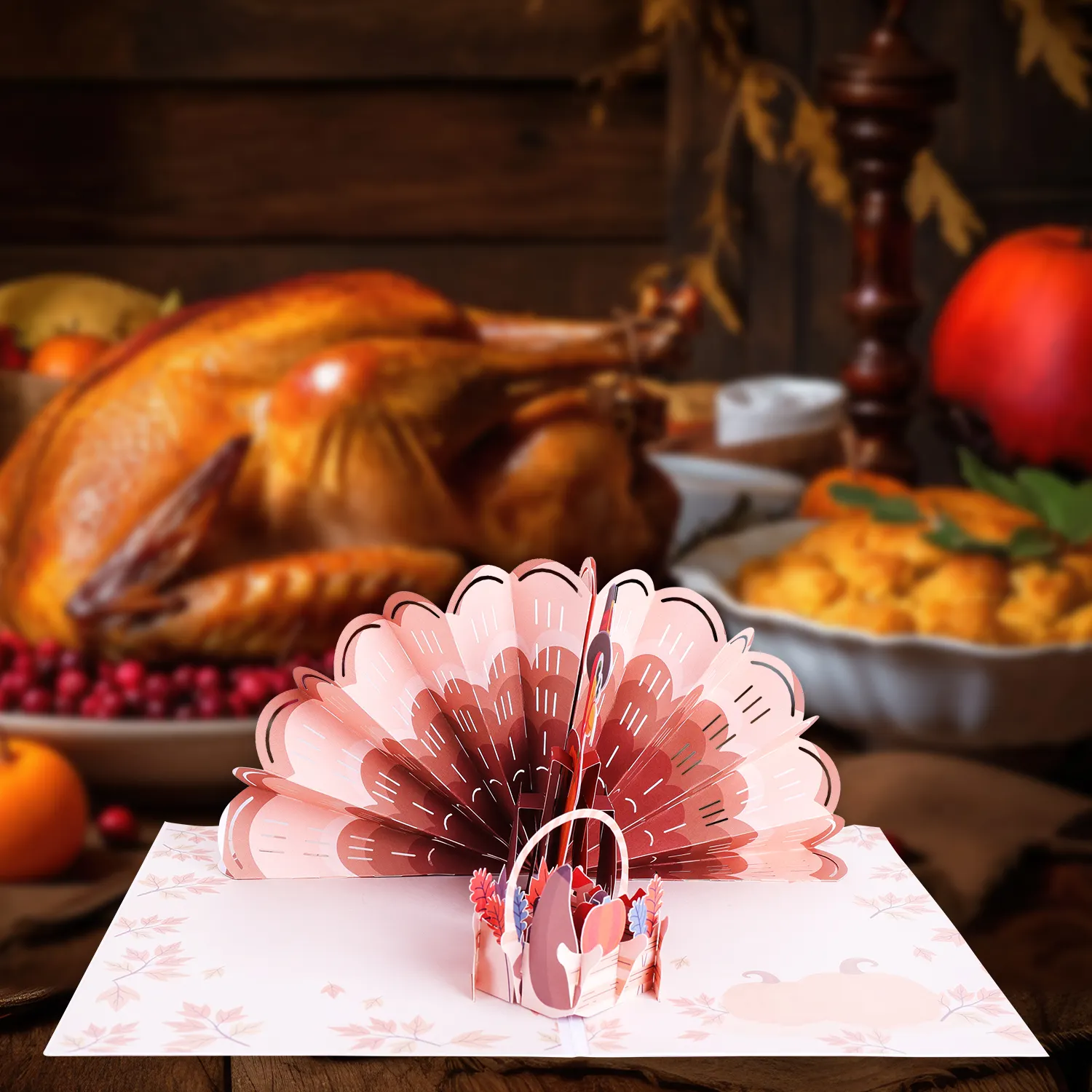 Thanksgiving Turkey Pop-Up Card