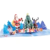 Blowable Santa Light-Up Musical Christmas Pop-Up Card