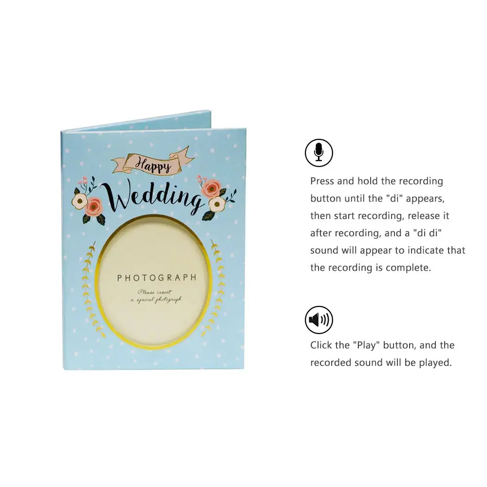 Happy Wedding Recordable Greeting Card
