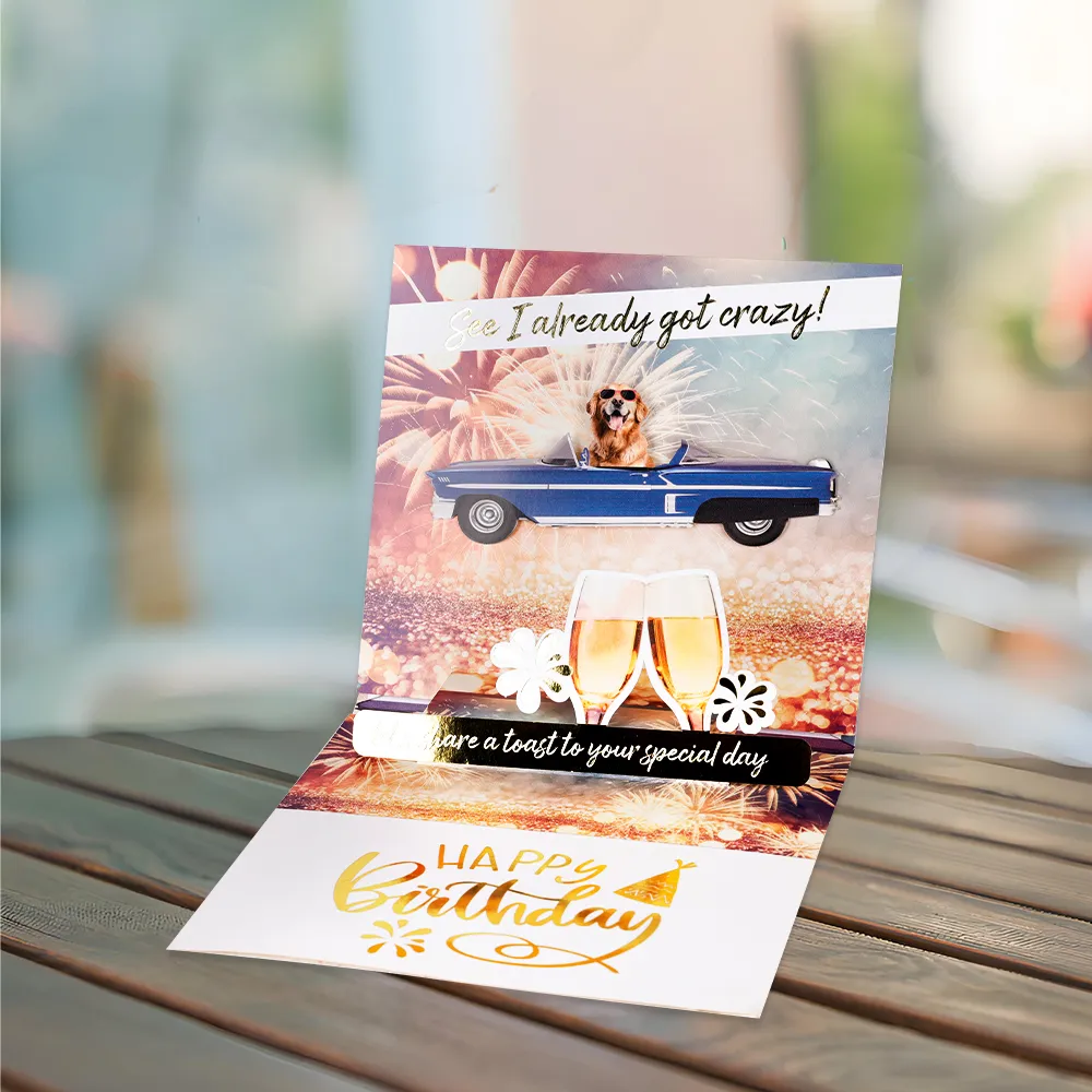Sound and Shaking Motion Bday Greeting Cards