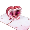 Valentine's Day Red Heart Pop-Up Card