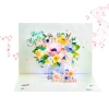 Flower Happy Birthday Pop Up Card