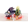 Light-Up Musical Christmas Piano Pop-Up Card