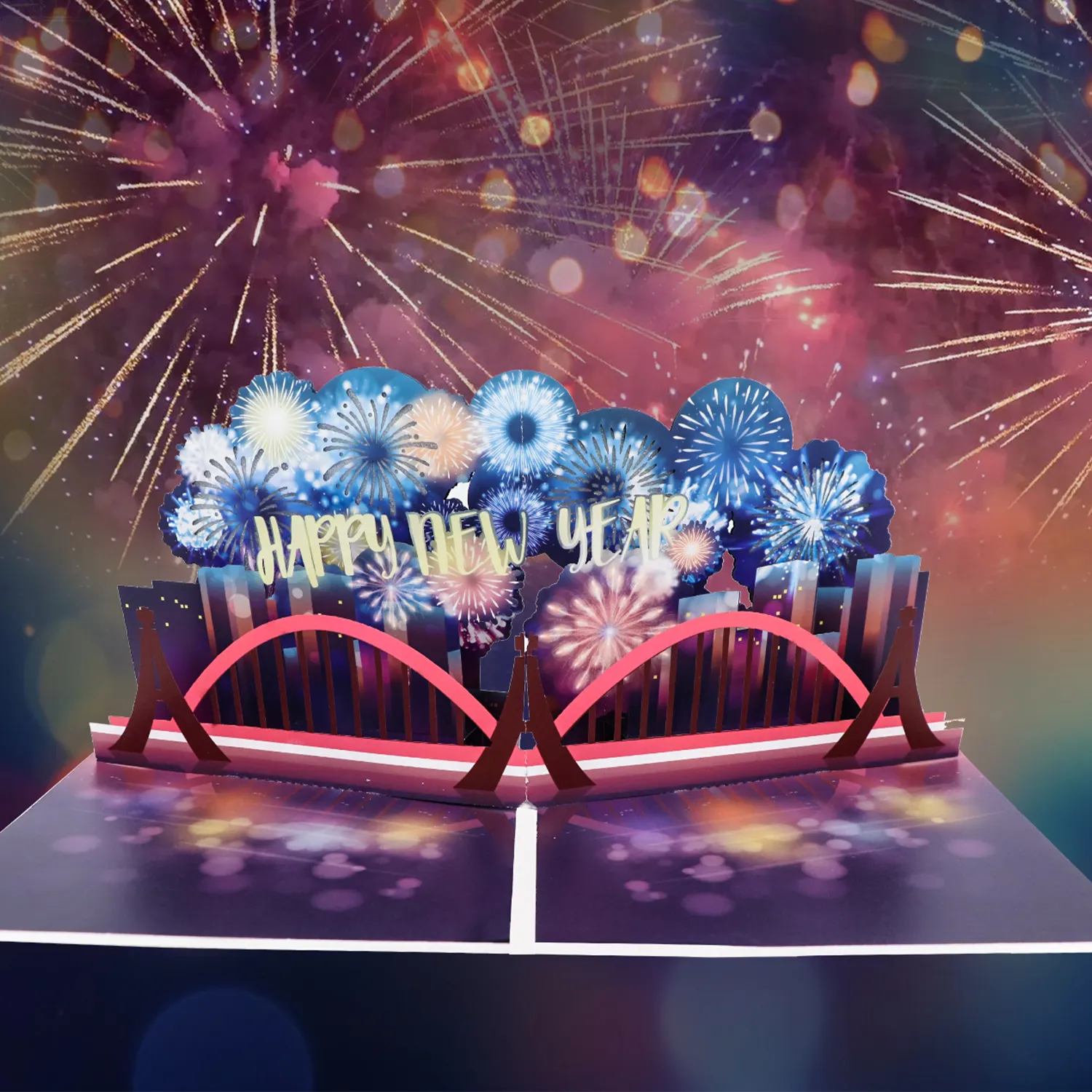 Happy New Year Pop-Up Card