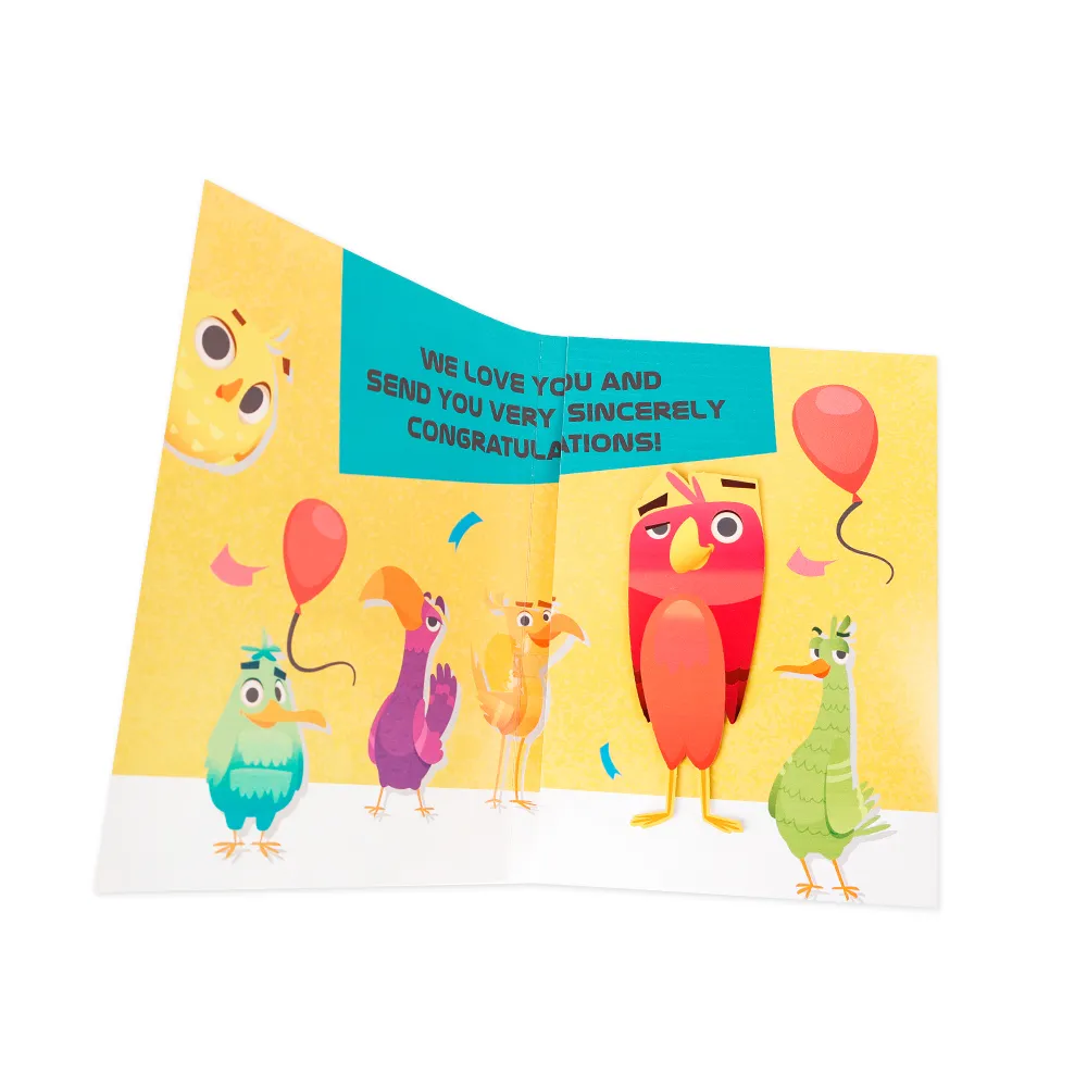 Bird Happy Birthday Greeting Card