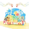 Happy Birthday Blowable Music and Light Pop Up Card