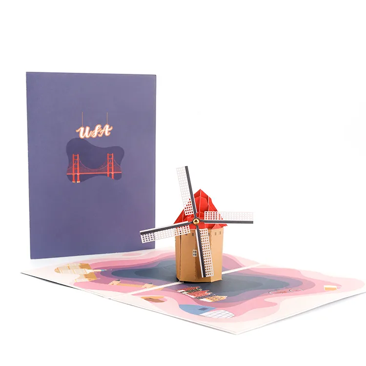 Windmill Pop Up Card