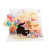 Purrfect Blowable Cat Pop-Up Card with Music and Lights
