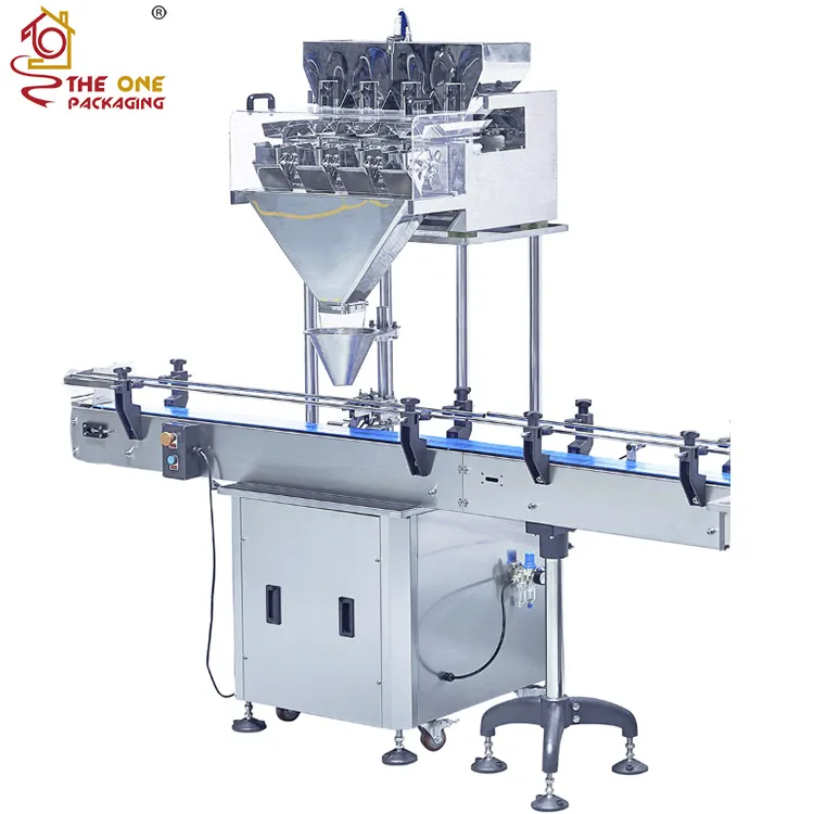 Linear Four Heads Weighing Filling Machine TOWF-4G manufacturer ...