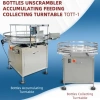 High Speed Bottles Unscrambler Accumulating Feeding Collecting Turntable TOTT-1H