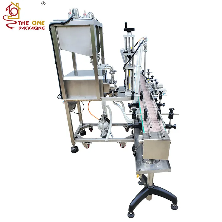 Automatic Two Nozzles Gear Pump Filling Machine with Hopper TOADF-200Q