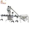 Powder Auger Filling Screw Capping Labeling Line