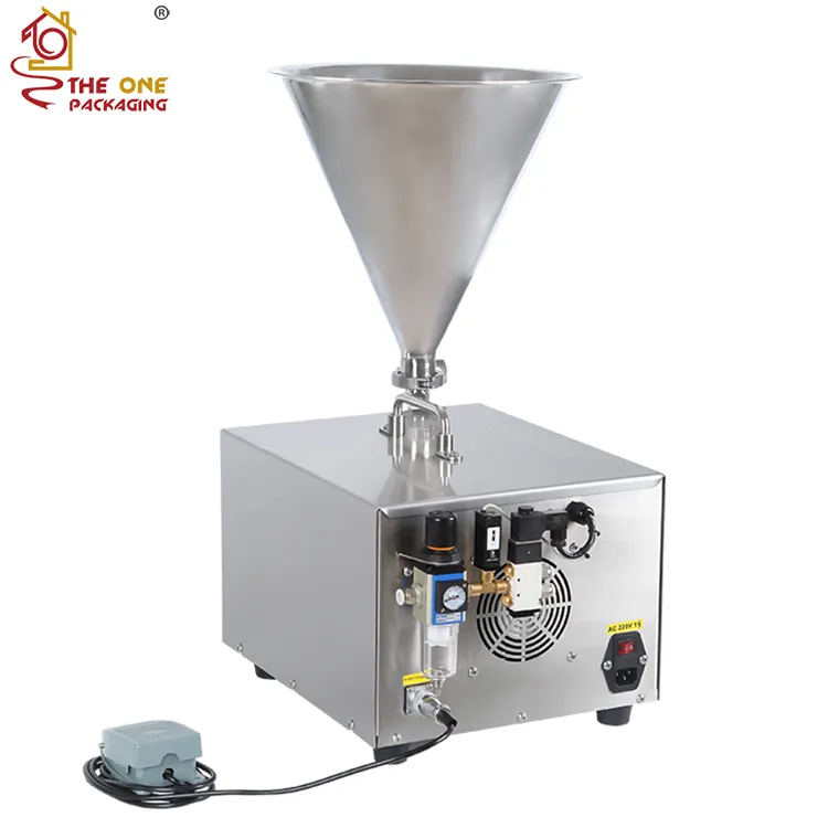 Single Pneumatic Filling Nozzle Digital Gear Pump Filling Machine with 10L Hopper TODF-100HQ