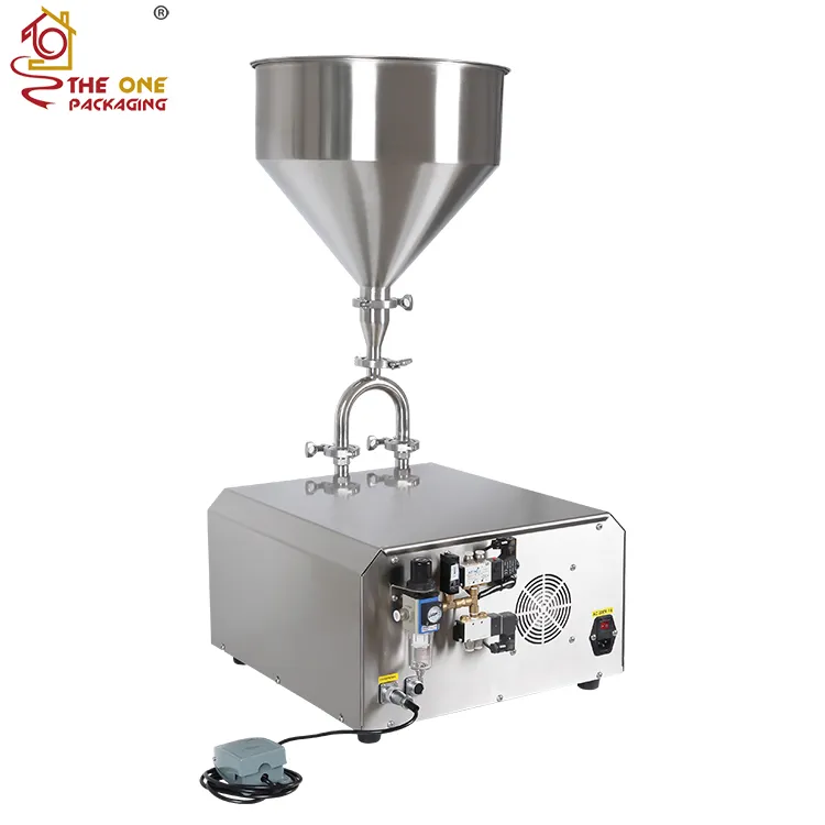 Two Pneumatic Filling Nozzles Digital Gear Pump Filling Machine with 30L Hopper TODF-200HQ