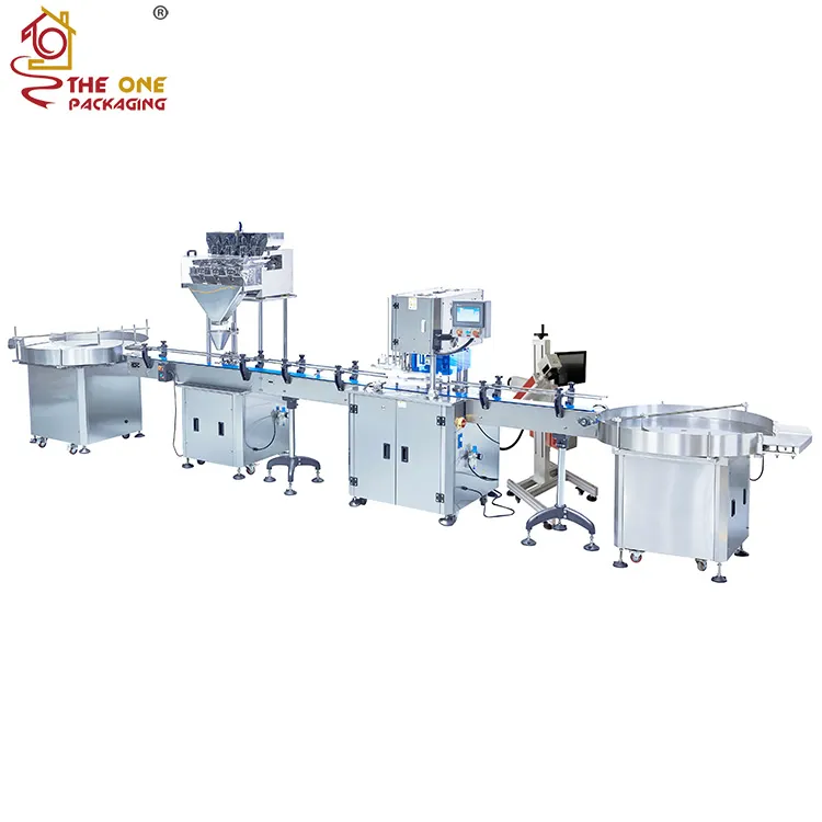 Linear Four Heads Weighing Filling Machine TOWF-4G