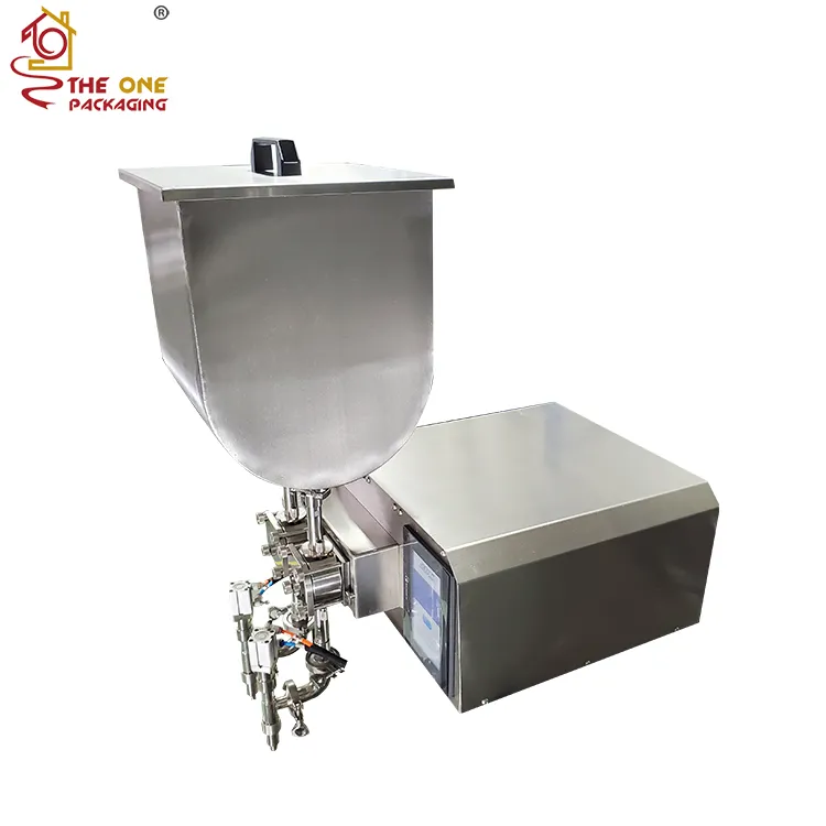 Two Pneumatic Filling Nozzles Digital Gear Pump Filling Machine with U Type Hopper TODF-200HQ