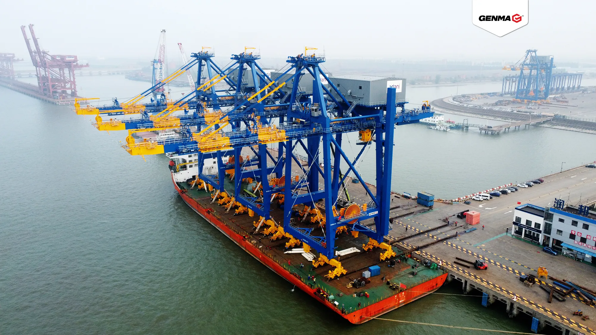 GENMA Completes Shipment of Three Large Grab Ship Un-loaders | Genma ...