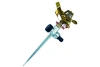 Zinc Impulse Sprinkler With Zinc Spike