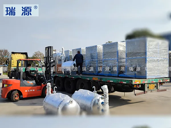 Deliver five sets of explosion-proof organic fluid boiler with cool unit