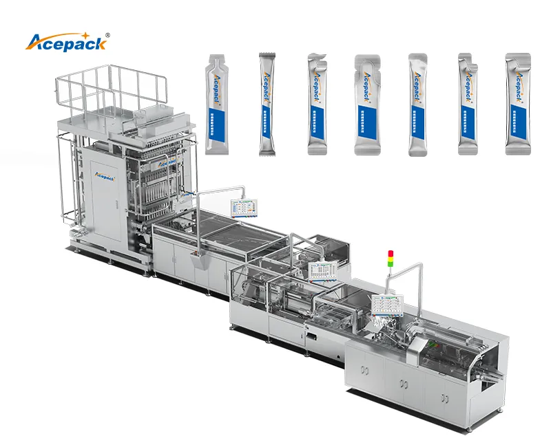 Multi lane packaging machine