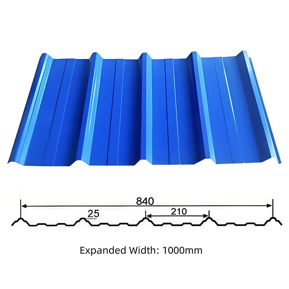 Model 840 Corrugated Color Steel Sheet