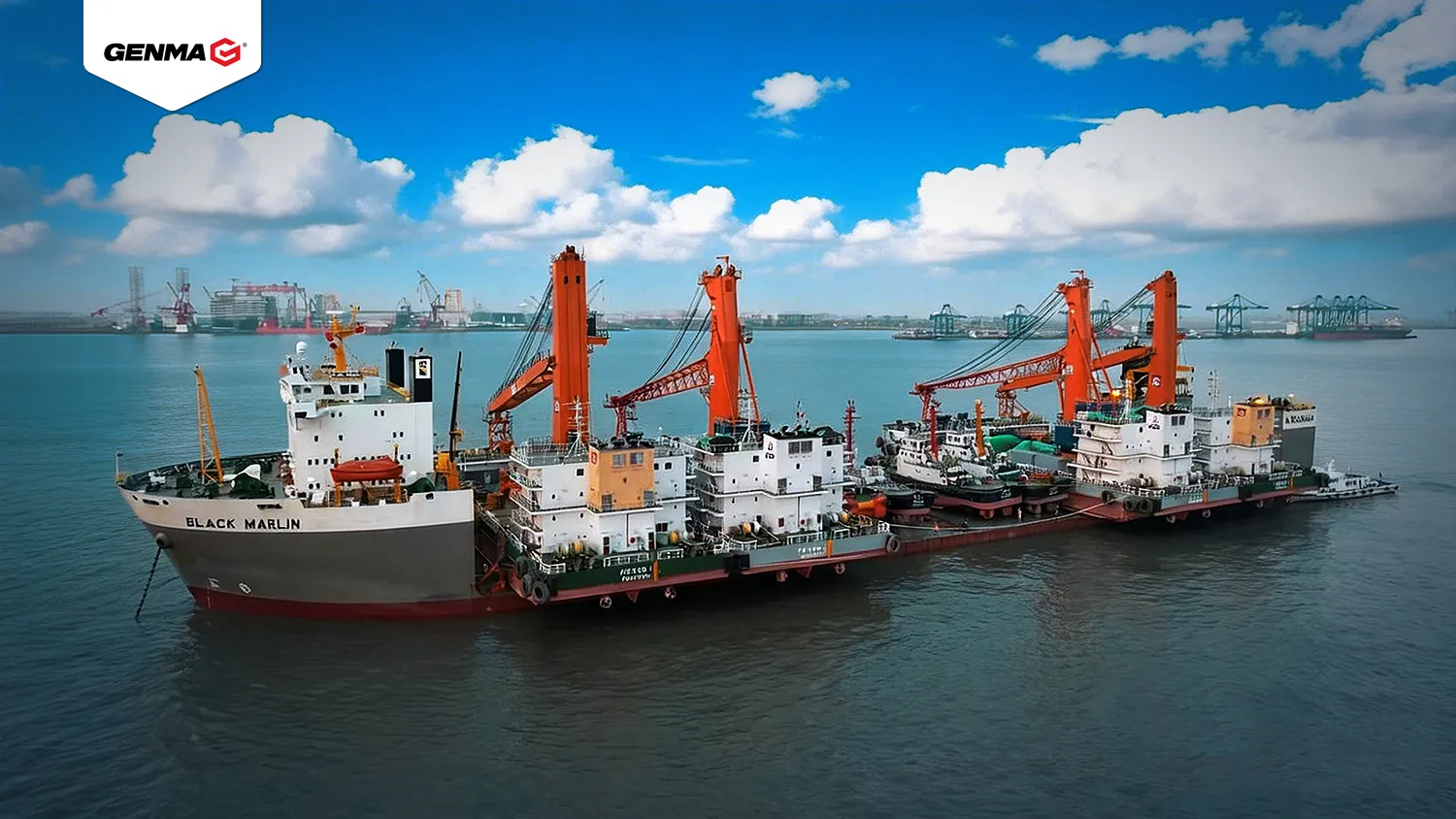GENMA完美履约再获客户点赞：重型船舶吊机项目交付后收到客户感谢函