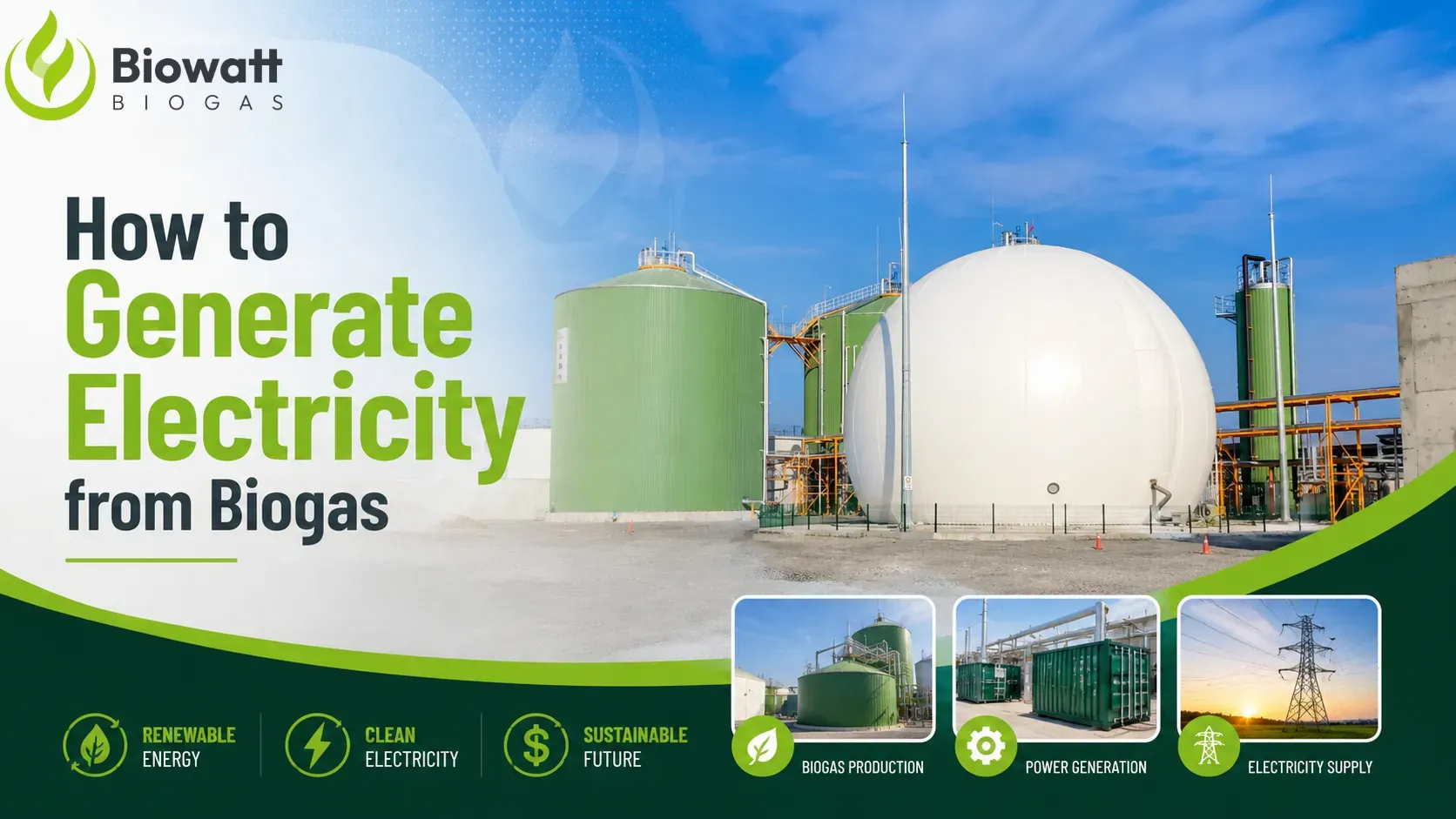 How to Generate Electricity from Biogas: Step-by-Step Guide