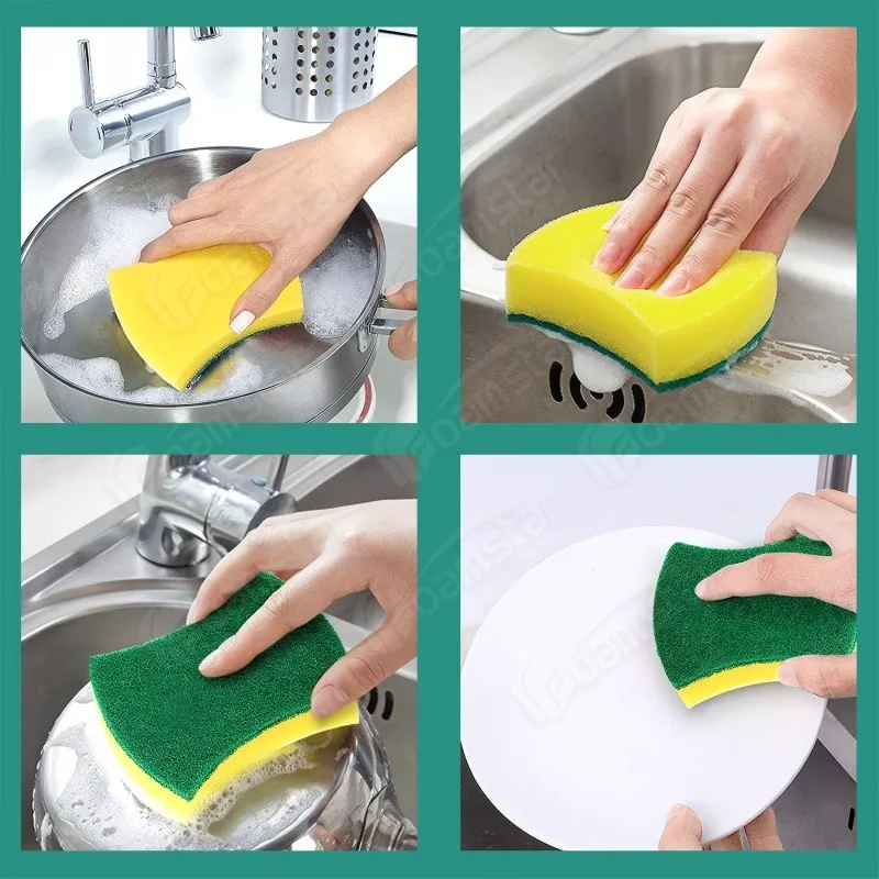 High Density Soft Sponge Scrubbers