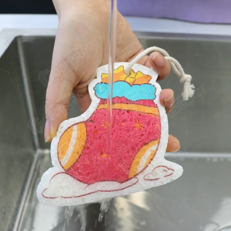 Christmas Compressed Cellulose Sponge