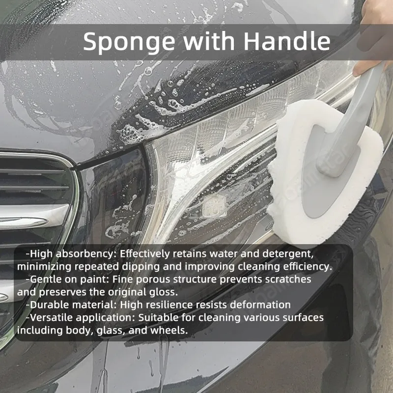 Car Wash Sponge with Handle