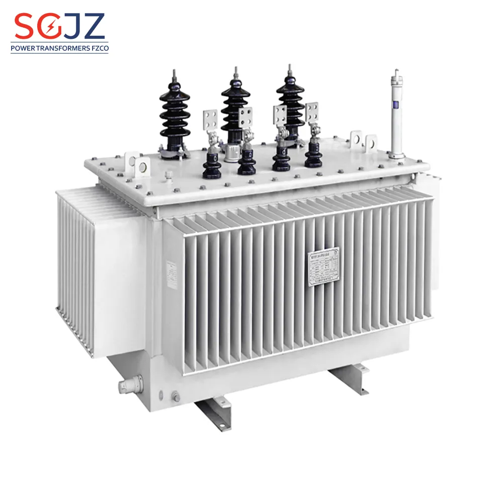 محول توزيع ثلاثي الطور مغمور بالزيت 10 كيلو فولت
