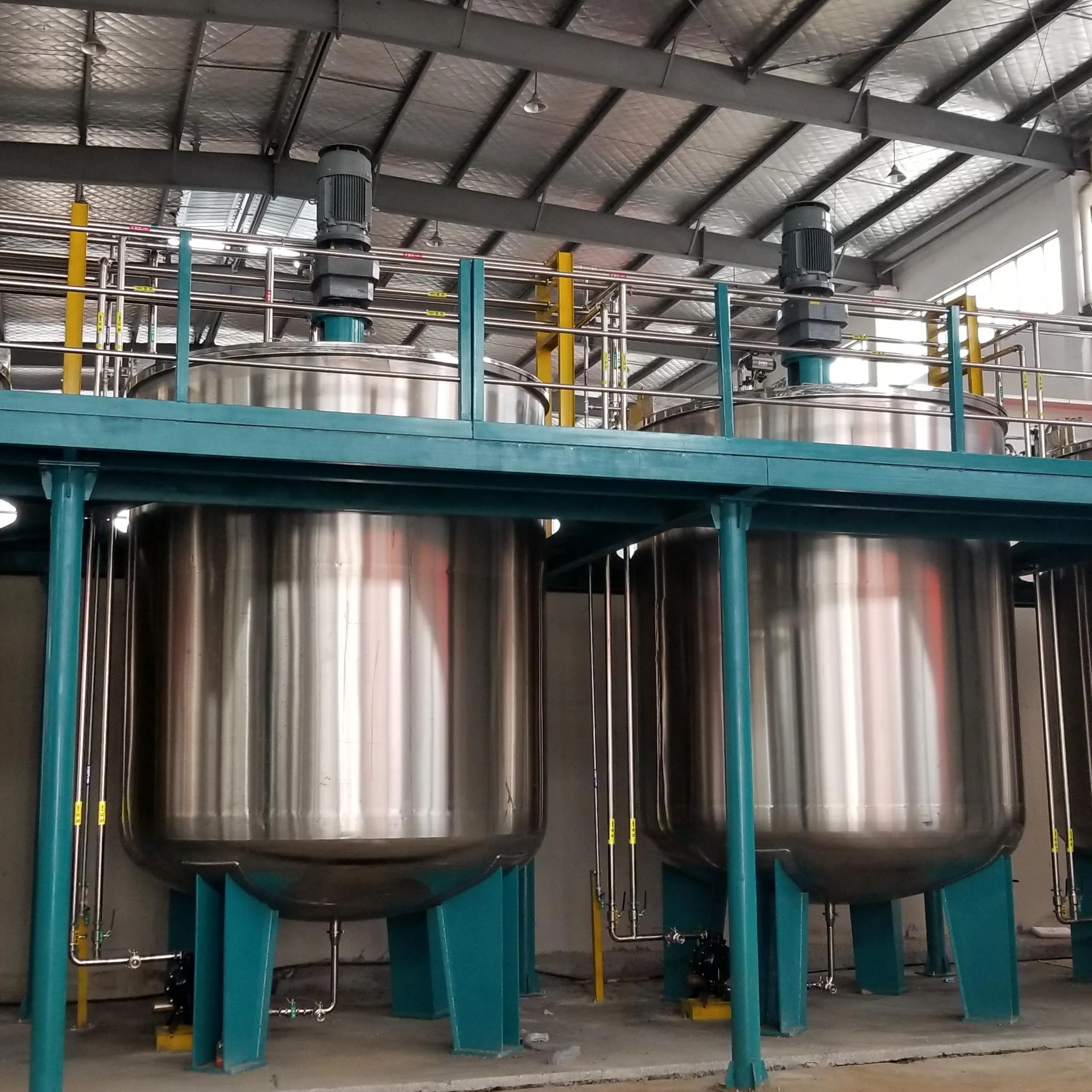 RTJB Reactor de Agitación de Acero Inoxidable