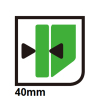 single door thickness 40mm