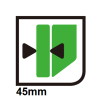 Single door thinckness 45mm