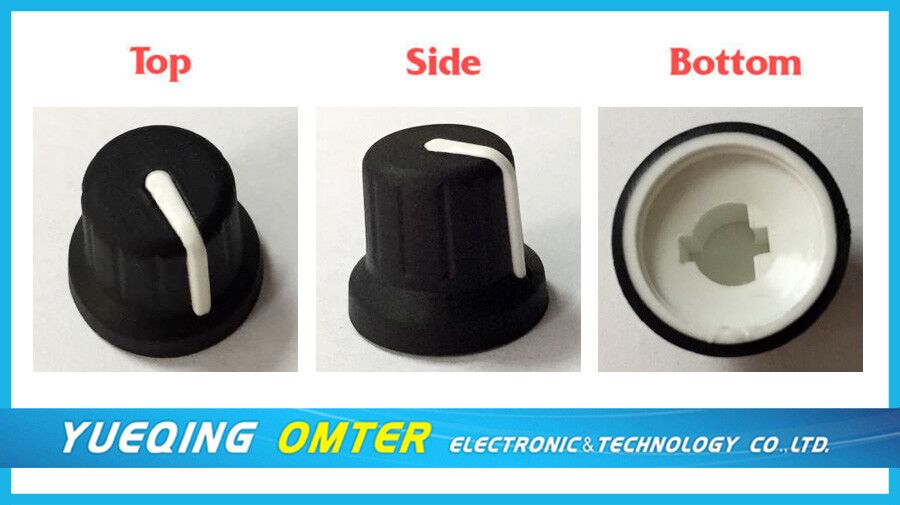 rubber knob for potentiometer