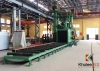 KLH1220-10 Roller Conveyor Auto Shot Blasting Machine