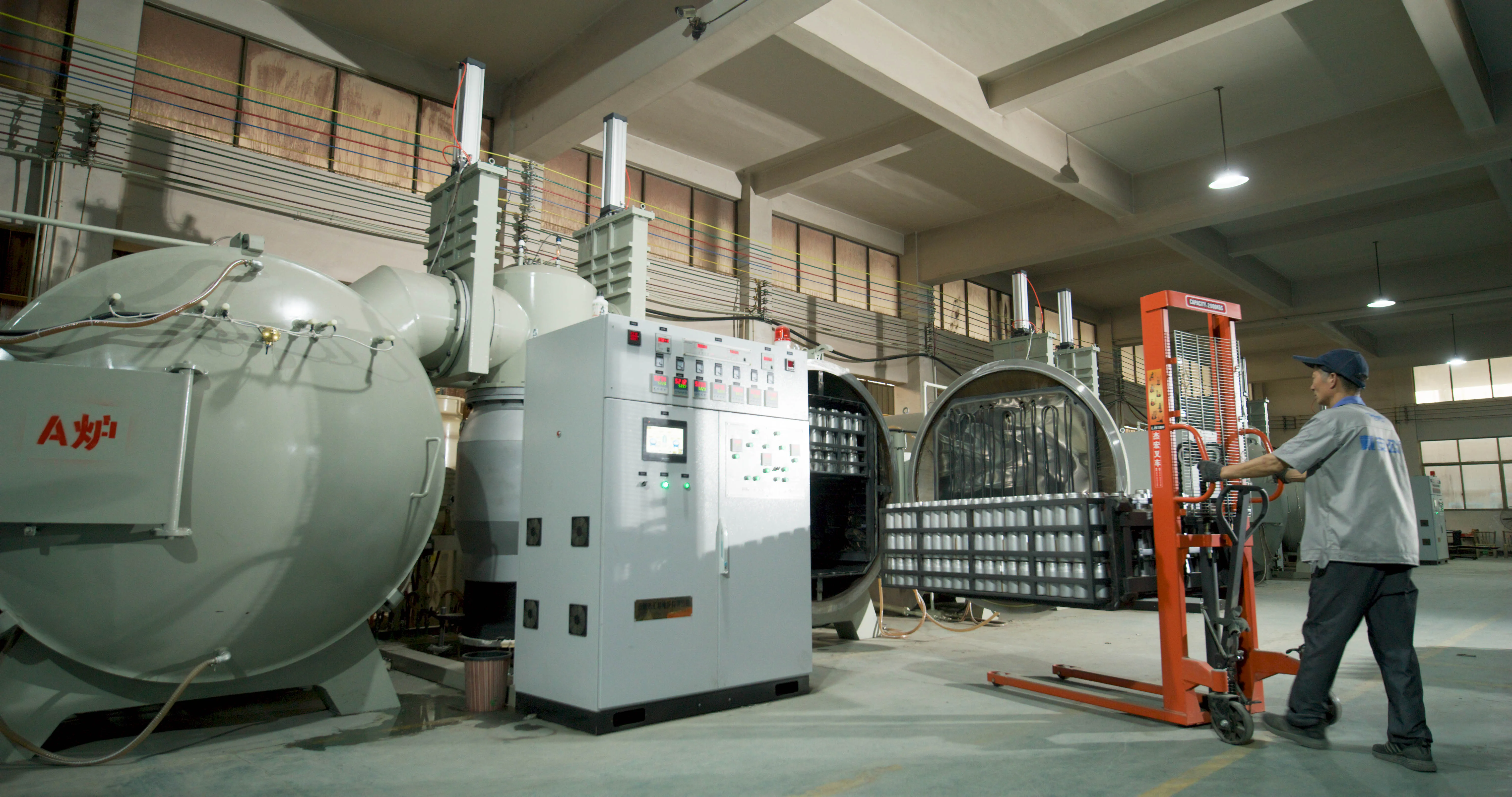 A mold being manufactured