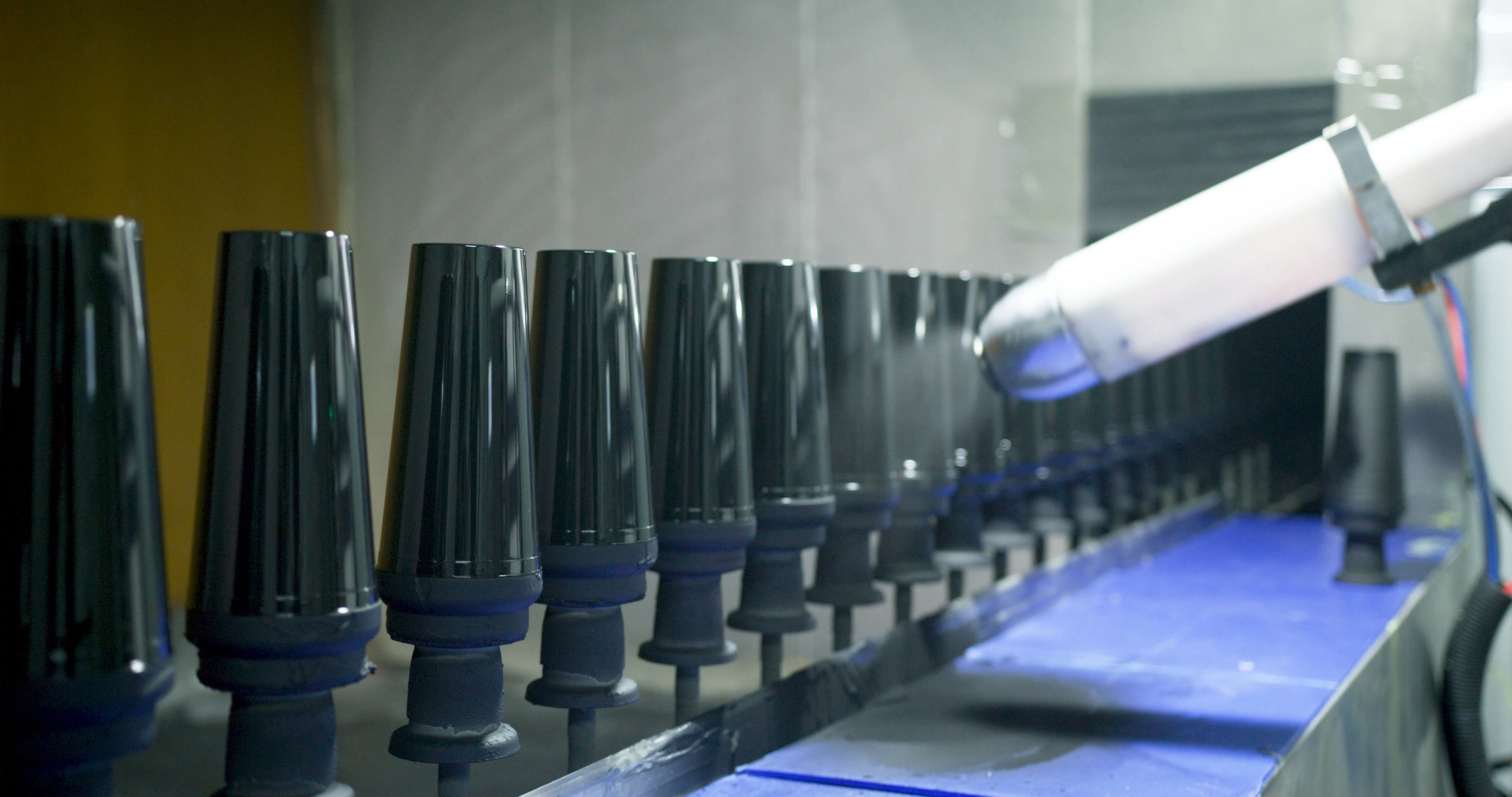 Technician conducting photometric test
