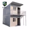 20FT Folding Container House with 65mm EPS Rock Wool Wall Panel