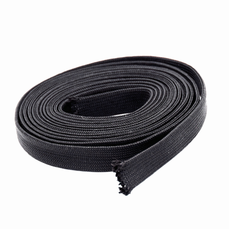 Nylon multifilament braided sleeving for wire and cable