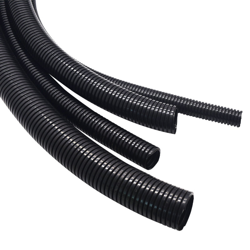 Polyethylene nonsplit corrugated wire loom tubing